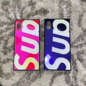 2 official supreme cases love them both for big 📞